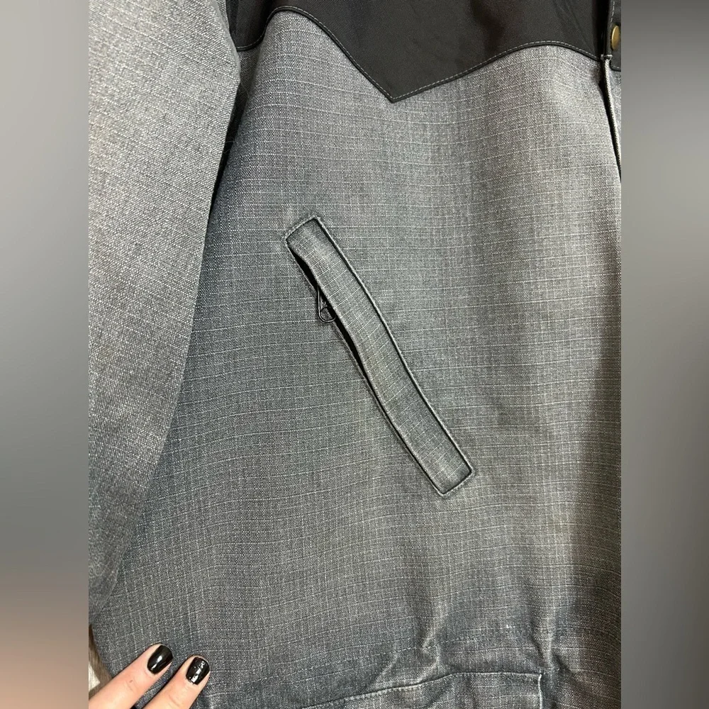 Vintage Cub Schaefer Schaefer Outfitters Original Drifter Coat Grey Black SZ 42 - Picture 6 of 16